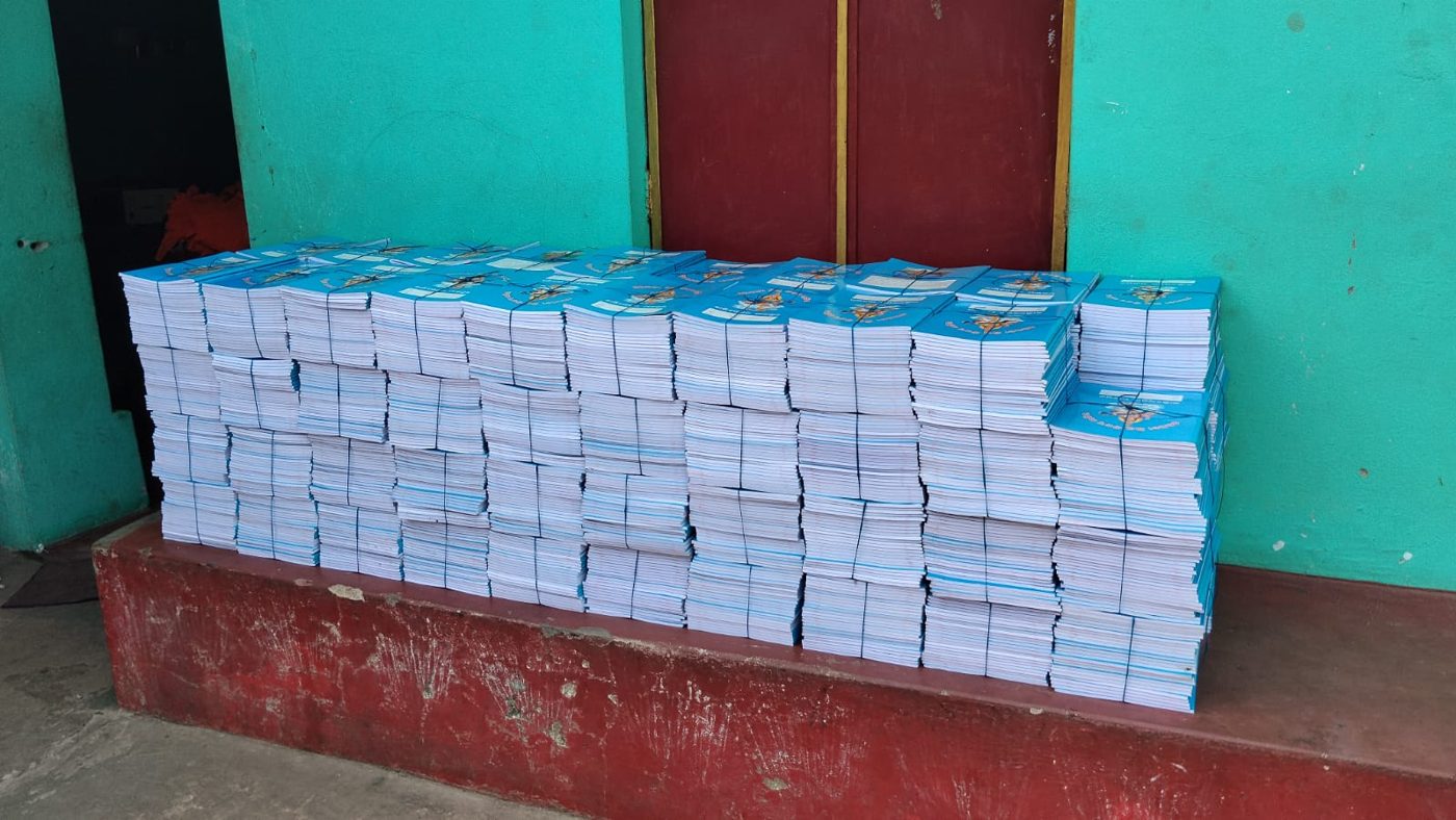 Notebook bundles ready for delivery